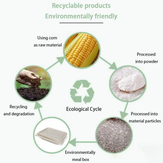 Degradable Corn Starch Tableware